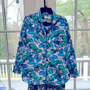 Printfresh Blue Iguana Pajama Set
